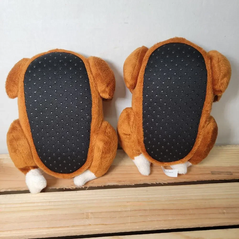 Kids Turkey Plush House Slippers - Size Kids S/M